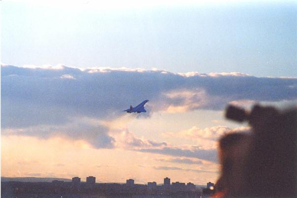 Concorde airborne